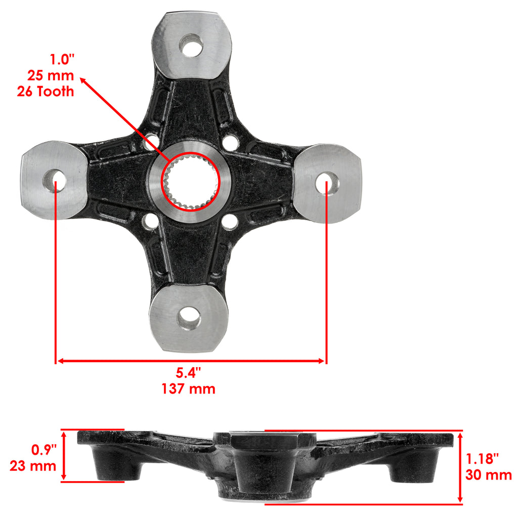 Front Wheel Hub Replacement for Can-Am Maverick Max 1000 2015–2018