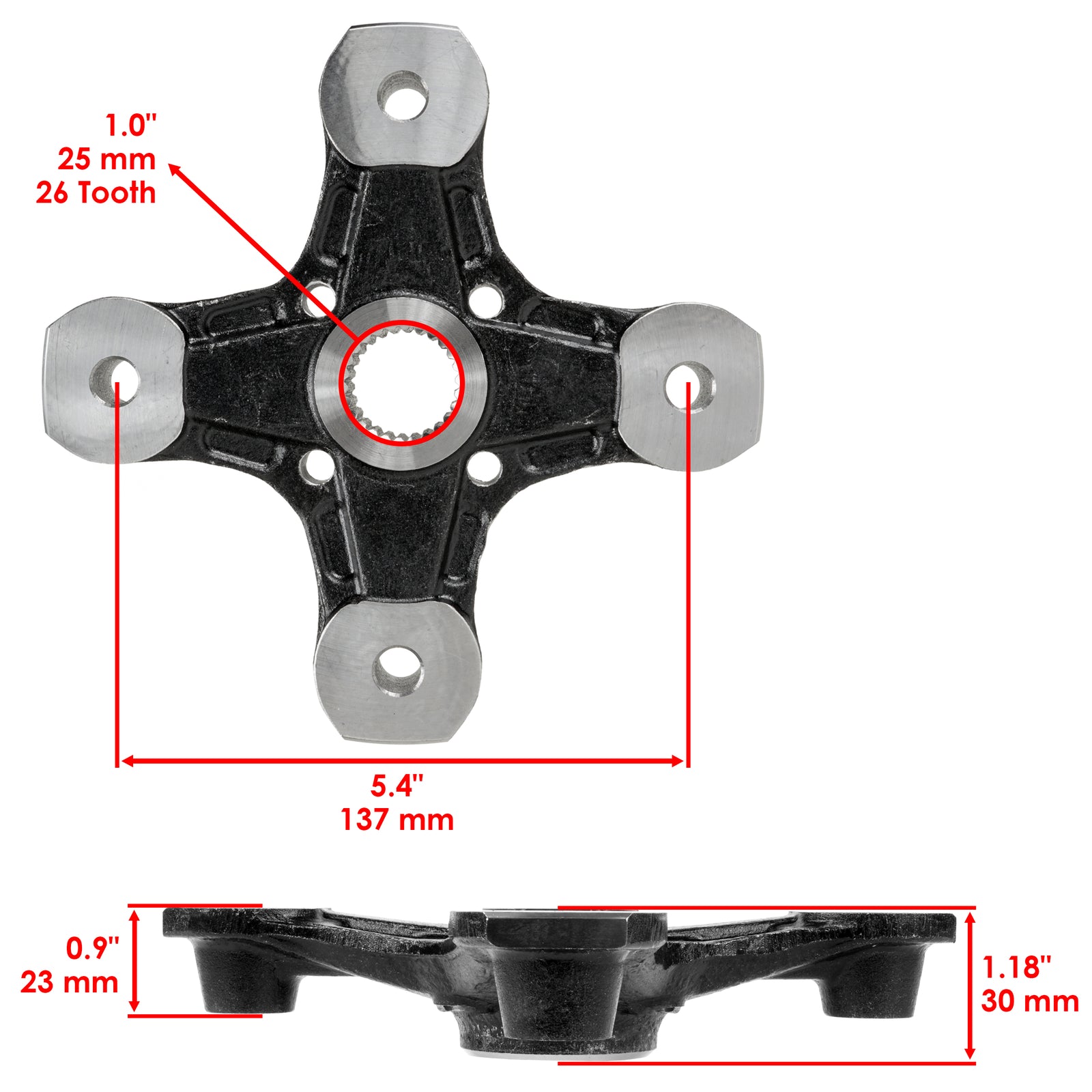 Front Wheel Hub Replacement for Can-Am Maverick Max 1000 2015–2018