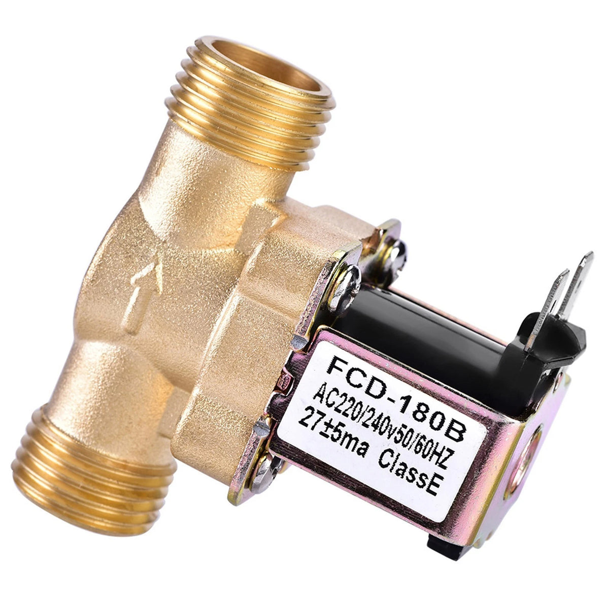 1/2 Inch Brass Solenoid Valve AC 220V Water Normally Closed