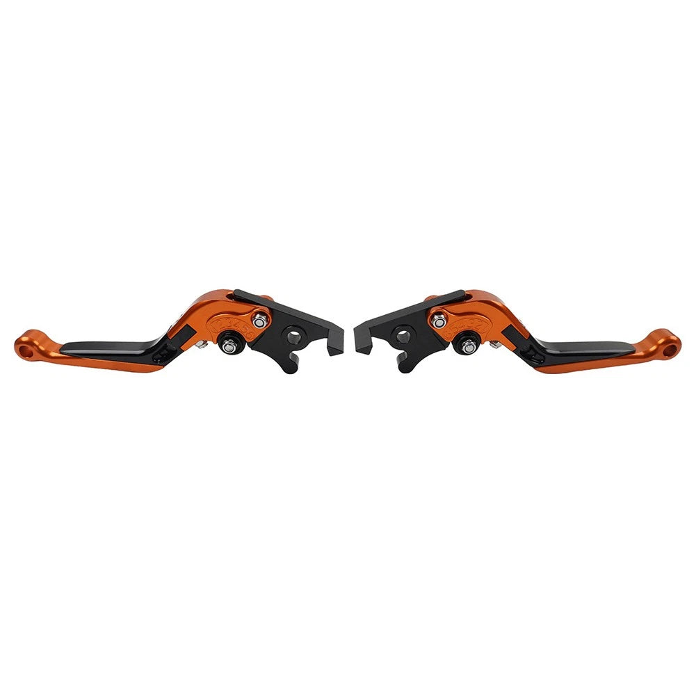 Orange Extendable Brake Clutch Levers for Daytona 675 (2013–2016)