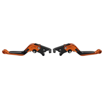 Orange Extendable Brake Clutch Levers for Daytona 675 (2013–2016)