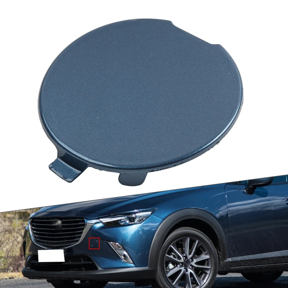 Front Bumper Towing Hook Eye Cover Cap for Mazda CX-3 (2014–2023) - Blue