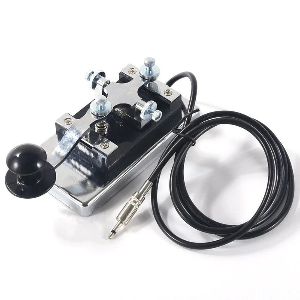 CW Shortwave Radio Key K4 Stainless Steel Paddle for Morse Code