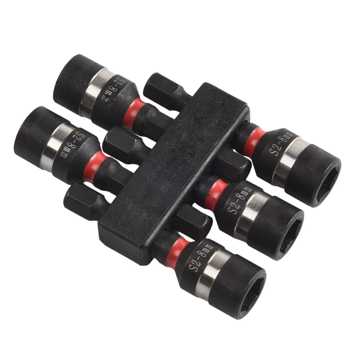 Magnetic Nut Driver Socket Bits for Power Drills (Hex Shank Design)