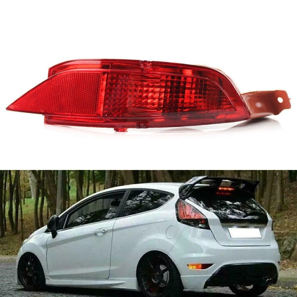 LED Rear Bumper Reflector Marker Lights for Ford Fiesta Mk7 (2008–2012)