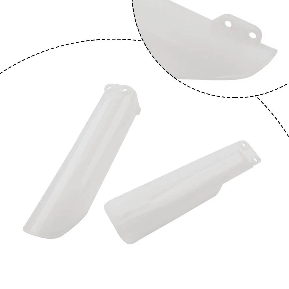 White Front Fork Guard Cover For Chinese 125 140 150 170 190cc Pit Dirt Bike