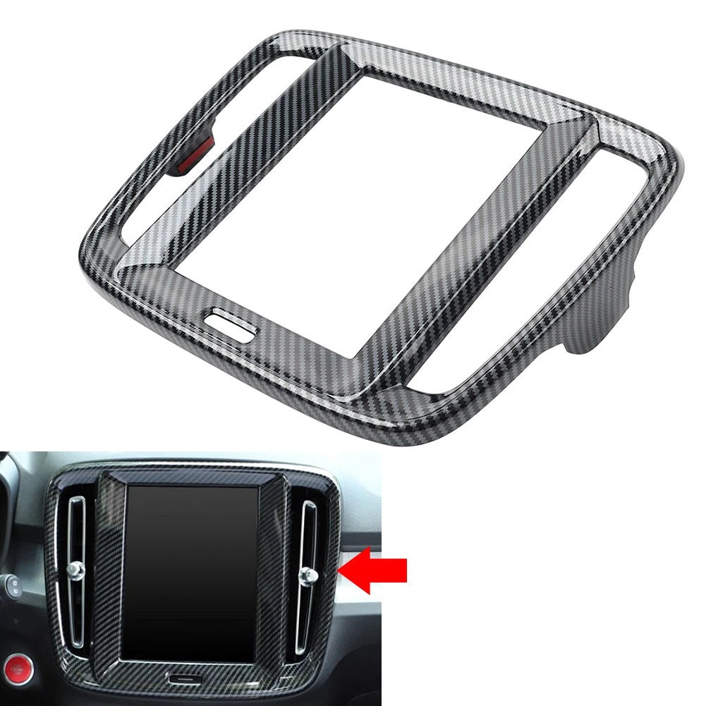 ABS Carbon Fiber Navigation Trim for Volvo XC40 (2018–2025)