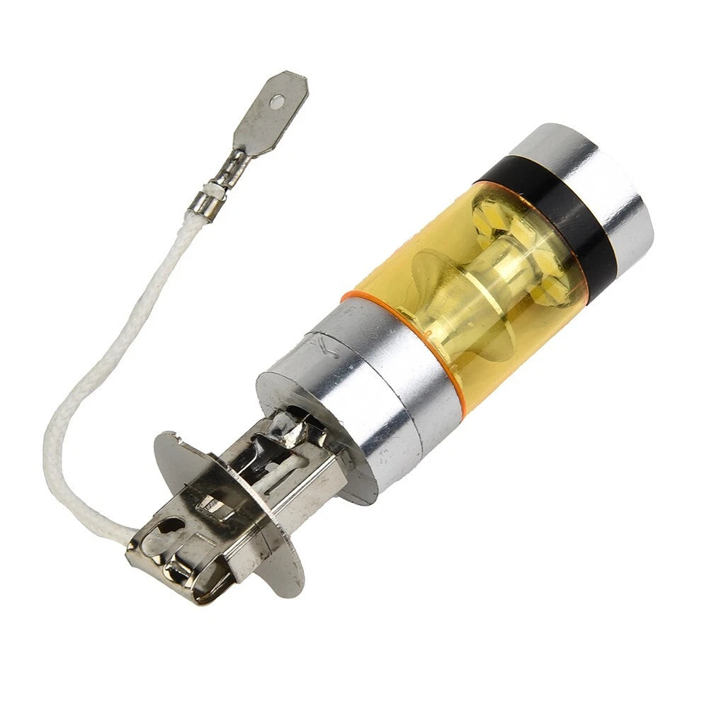 2X H3 100W 2828 LED Fog Light Bulb for