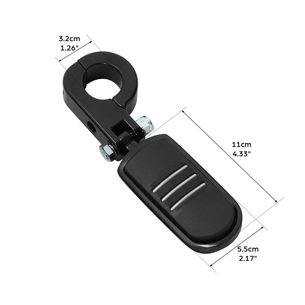 1.25" Pegstreamliner Highway Engine Guard Footpegs for Harley