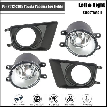 Clear Fog Lights for Toyota Tacoma (2012–2015) + Bulbs