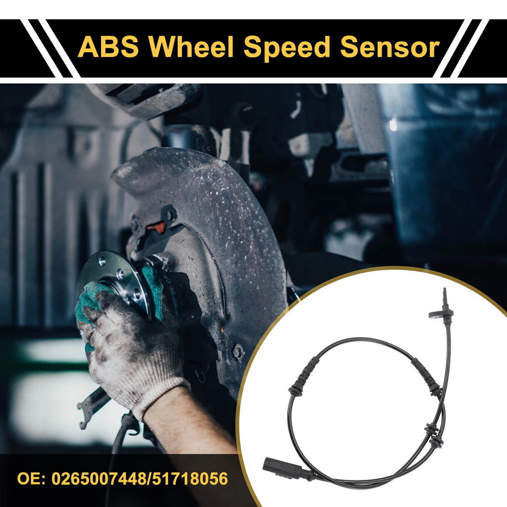 ABS Wheel Speed Sensor for Fiat Panda (2003–2012) No. 51787268, 65008035
