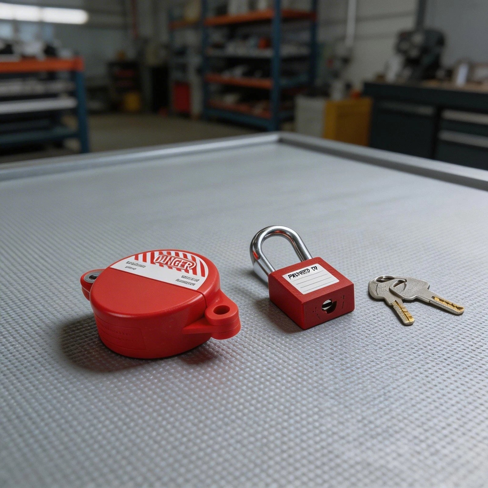 Faucet Lock Set for Air Water Valves with 2 Keys