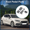3Pcs Foot Accelerator Pedal Covers for Mazda 3 (2020) Silver Tone