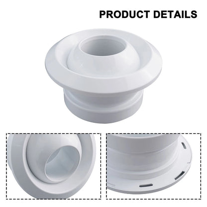 6" Round Adjustable Air Vent Diffuser for Soffit Vent