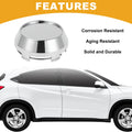 Universal Wheel Hub Center Caps for (60 mm, Chrome)