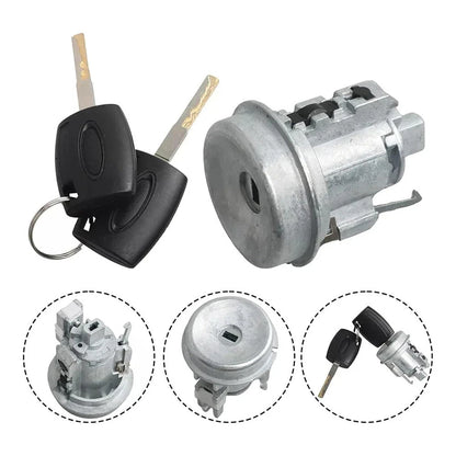 Ignition Switch Lock Cylinder 2 Key Shells BE8Z11582B for Ford Fiesta (2011–2019)