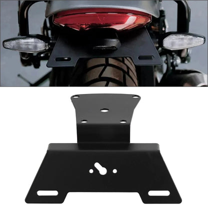 License Plate Holder Frame for Scrambler 400X Speed 400 (2023–2025)