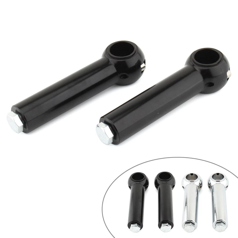 5" Handlebar Clamp Riser Rise Bar For Harley Davidson Cruisers Choppers Pair