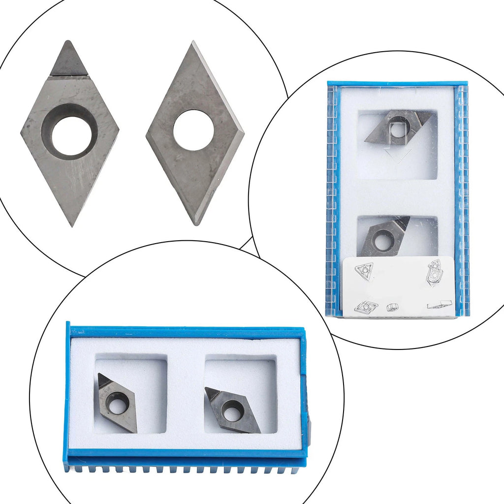 2X DCGT11T304 PCD Inserts for Non Metal Materials