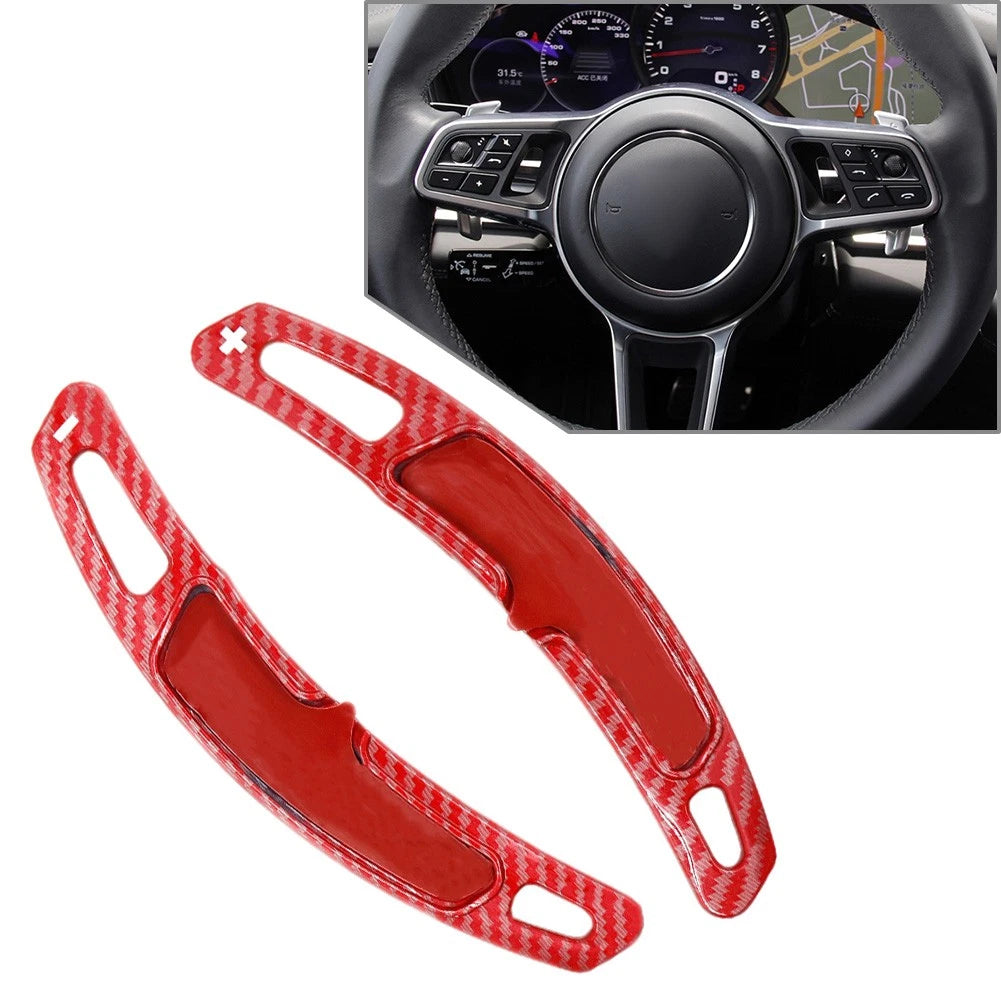 Steering Wheel Shift Paddle Shifter Extension For Porsche Panamera Macan Cayenne