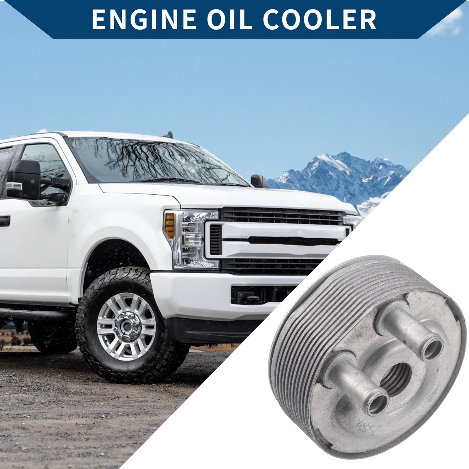 Engine Oil Cooler with Seals Replacement for Ford Fusion (2013–2016)