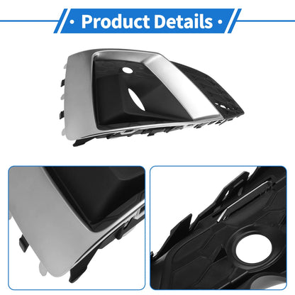 Front Right Fog Light Grill for Audi A5 (2021–2023) No. 8W6807682T3, ABS