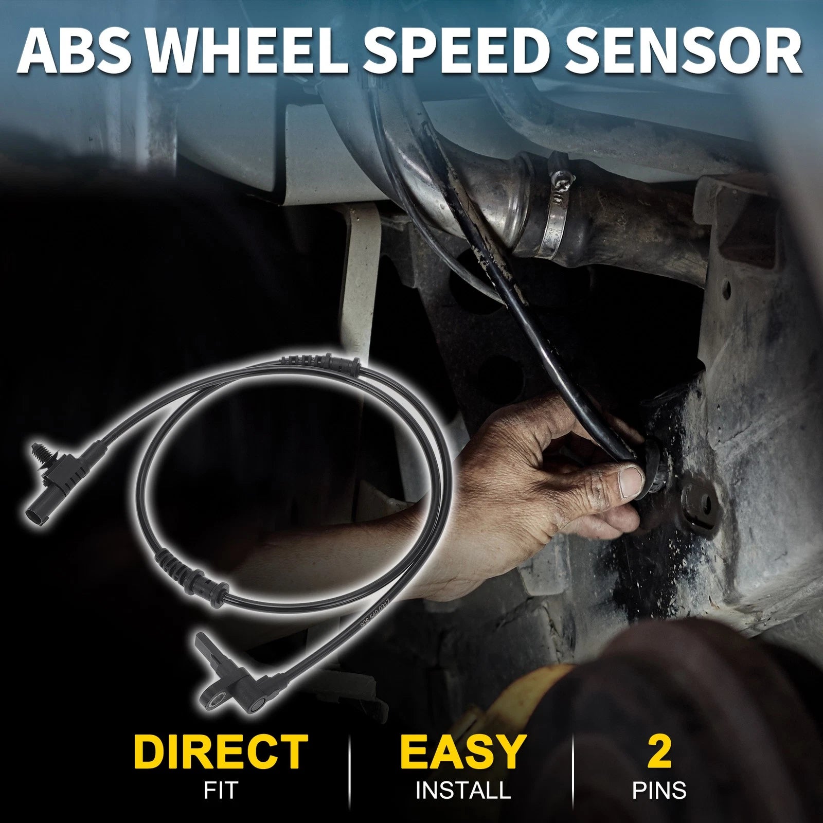 Rear ABS Wheel Speed Sensor Replacement for Mercedes-Benz Sprinter 2500 (2010–2018)
