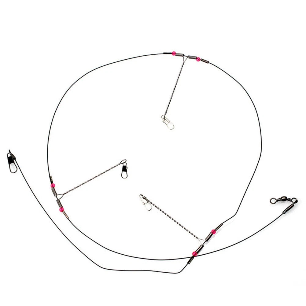 Line Leaders with Snap Trace Wire for Fishing Accessory