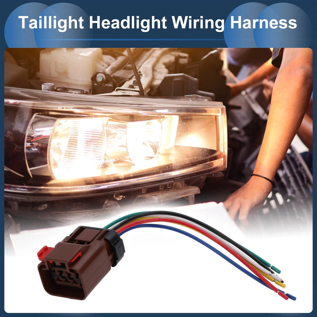 Headlight Wiring Harness Assembly for Jeep Grand Cherokee (2005–2010) 5013984AA