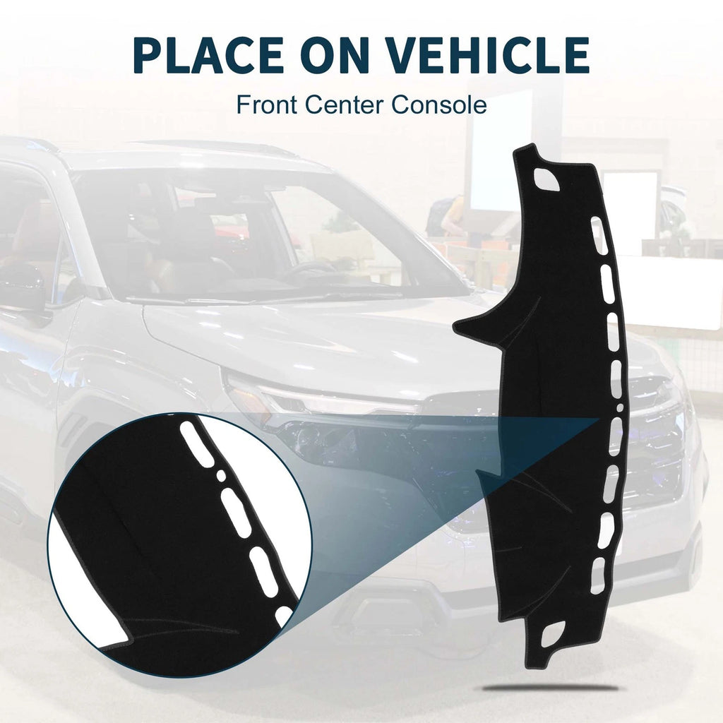 Dash Cover Mat Dashboard Cover for Subaru Forester SH (2007–2012) Black