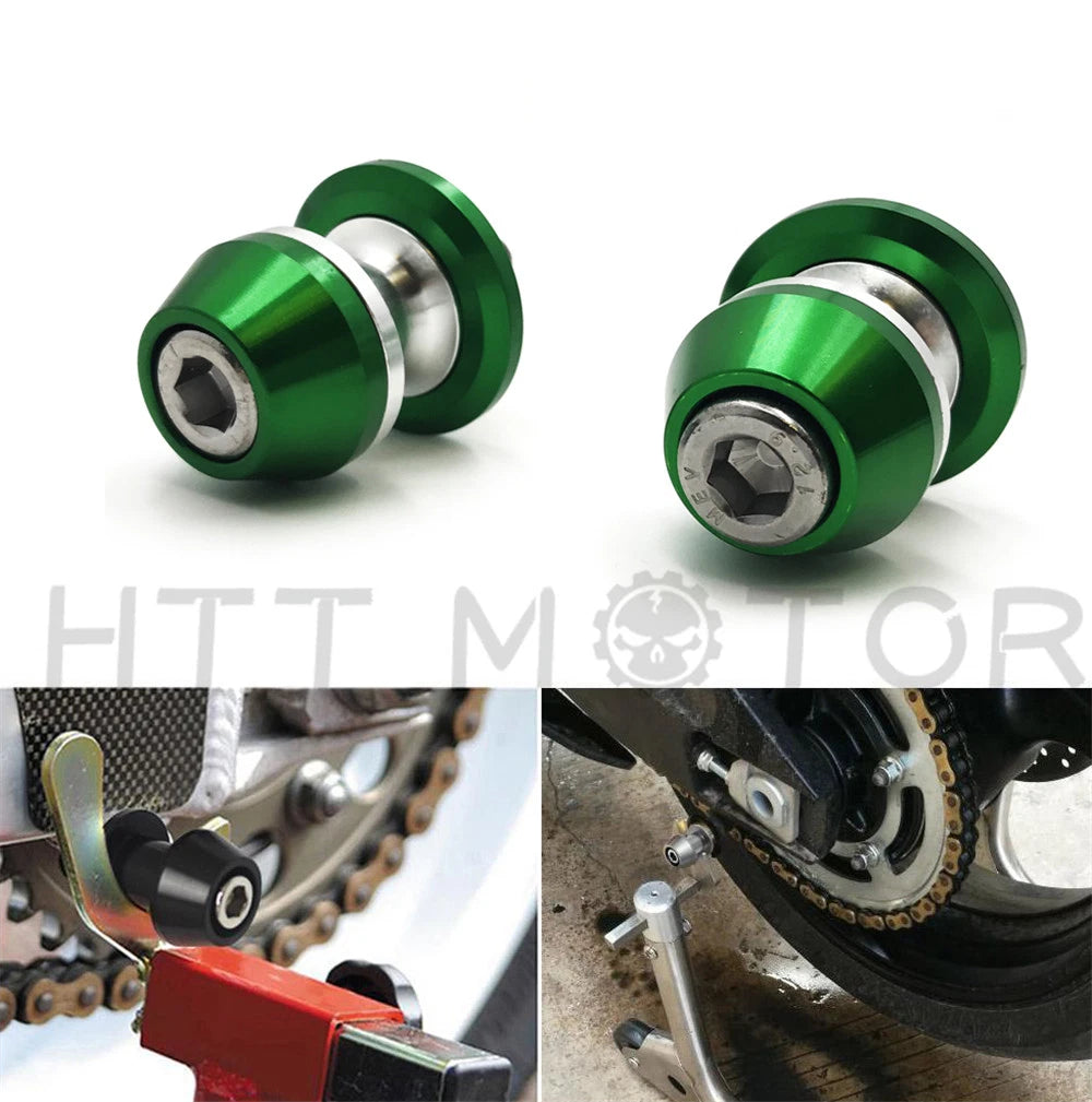 CNC Swingarm Spools Sliders Stand Bobbins for Universal Motorcycle (10mm)