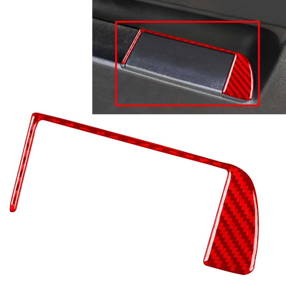 Driver Door Storage Panel Frame Cover Trim for BMW 3 Series E36 (1994–1996) Red