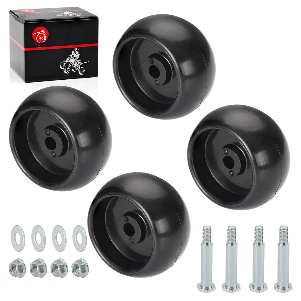 Set of 4 Deck Wheels for Ferris Simplicity Snapper Pro (1714760, 210-043, 12060)