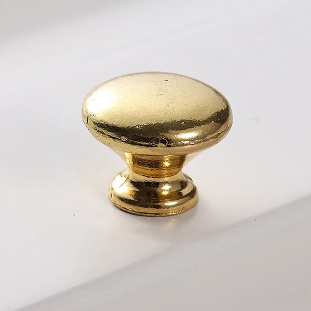 2X Antique Mini Round Cabinet Drawer Pull Knob Handle for