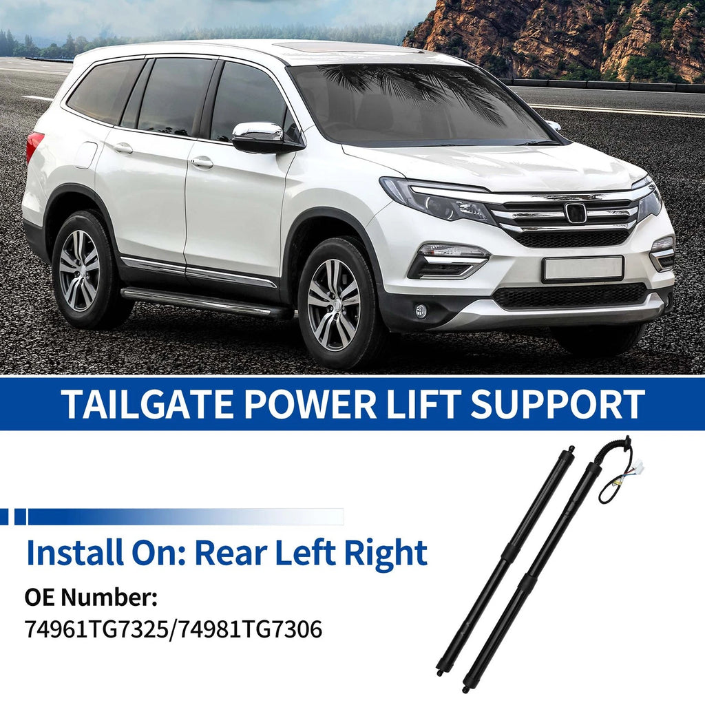 Rear LH RH Tailgate Power Lift Support Replacement for Honda Pilot (2016–2021)