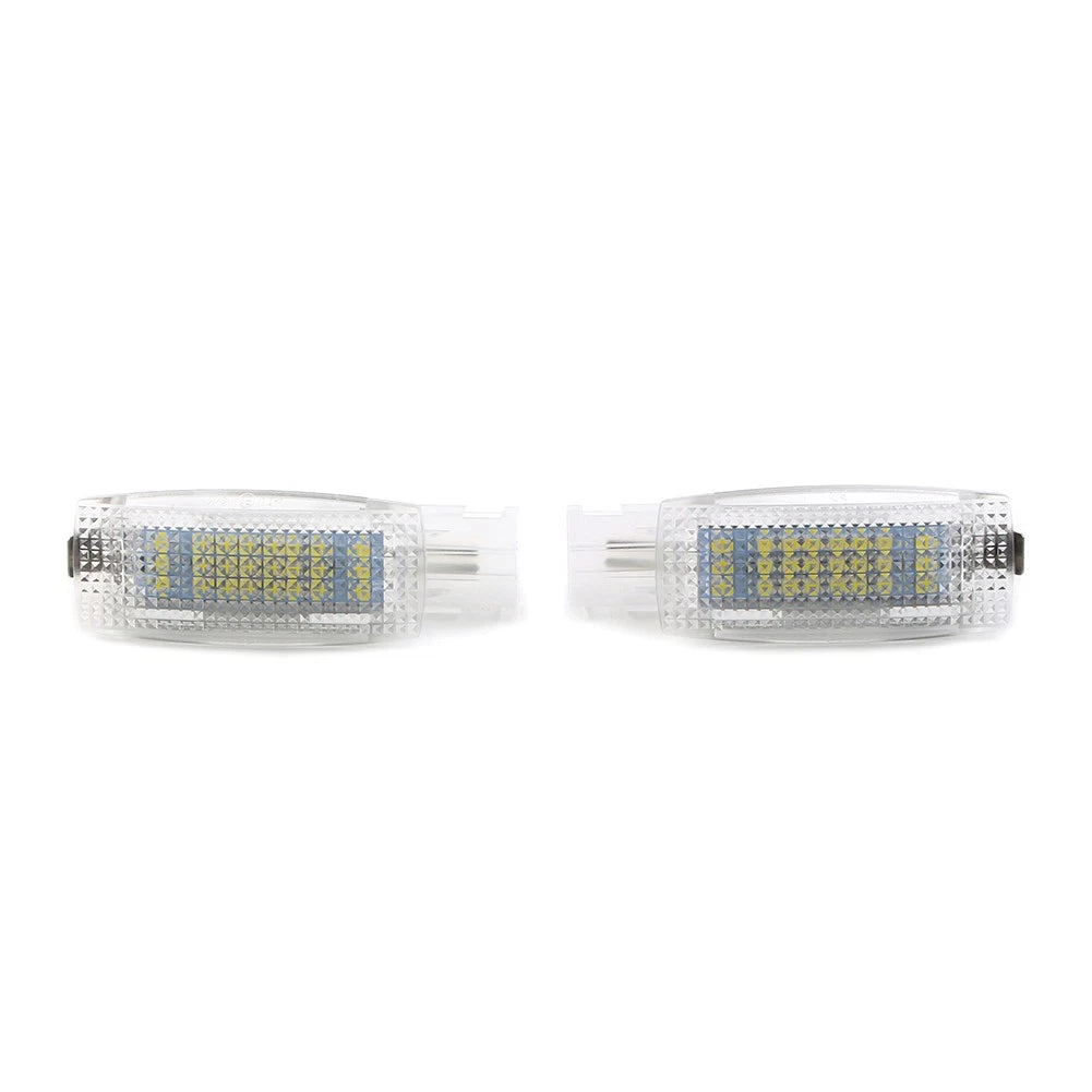 2X LED Light Auto Interior Visor Vanity Mirror for VW Golf Jetta Passat