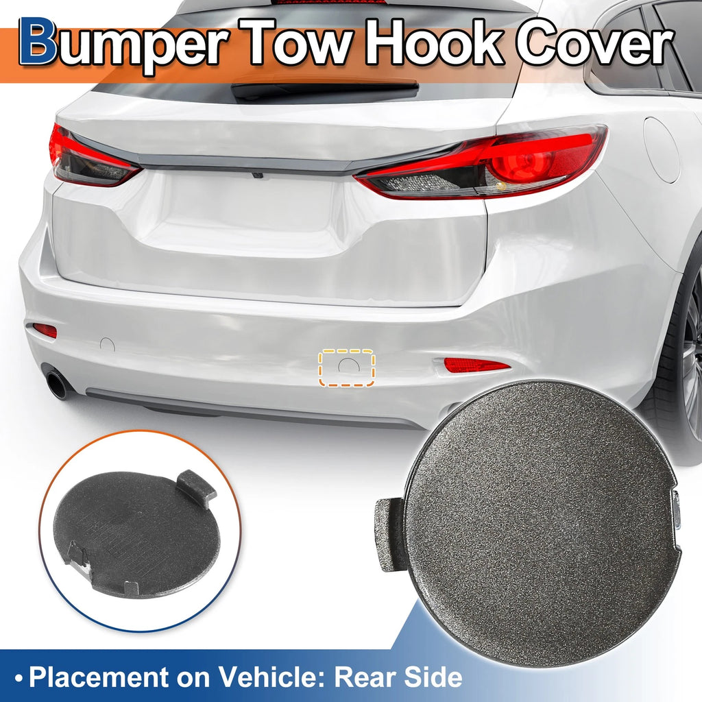 Rear Right Tow Hook Cover for Mazda 6 Atenza 2018–2021 Brown
