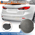 Rear Right Tow Hook Cover for Mazda 6 Atenza 2018–2021 Brown