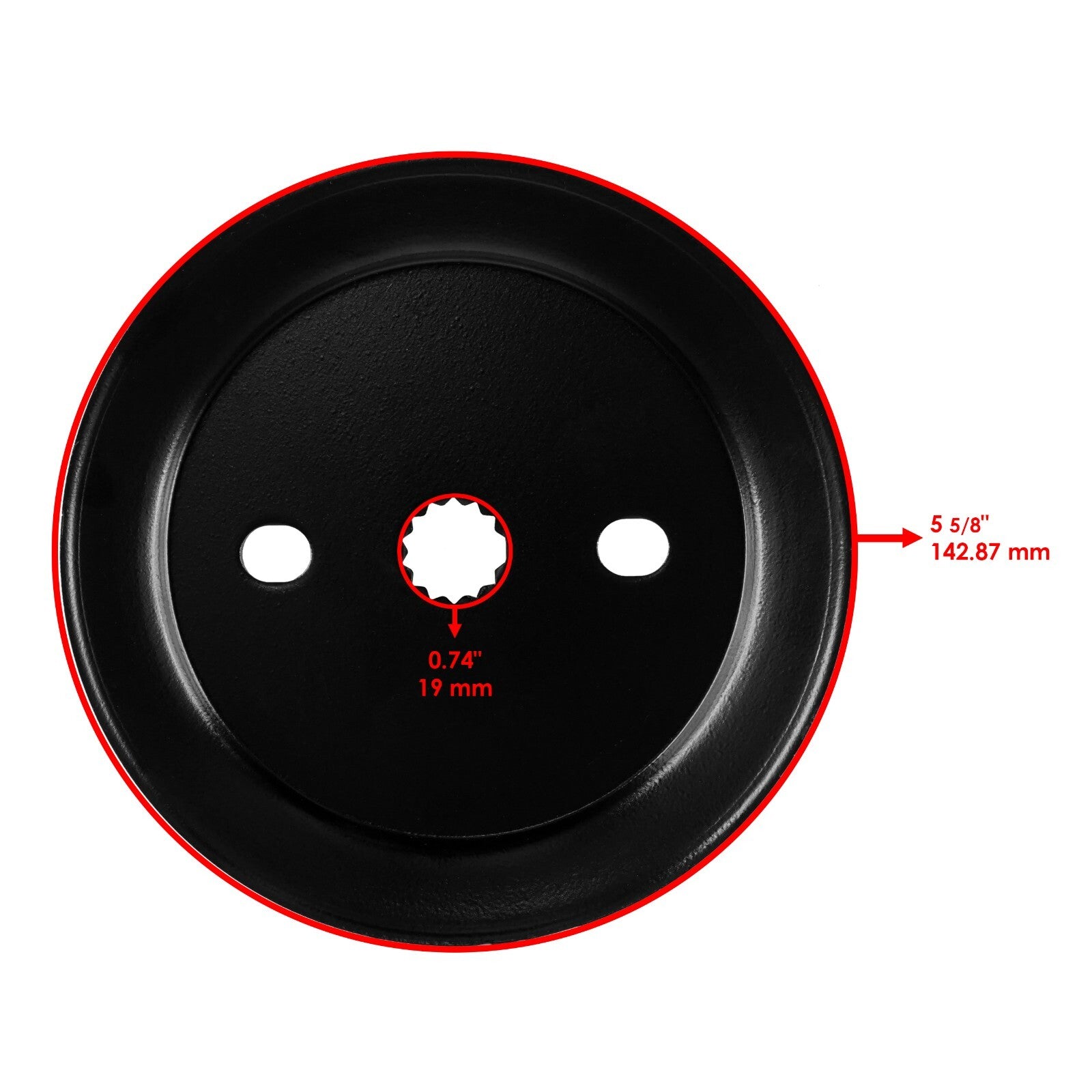Deck Spindle w Pulley Blade Replacement for John Deere X324 X340 (2005–2015)