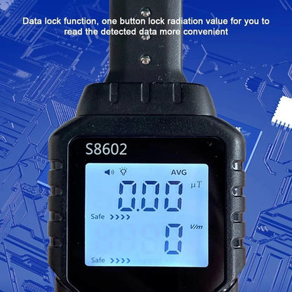 EMF Meter S8602 for Field Surveys (Compact 15.2 x 5.2 x 2.65 cm)