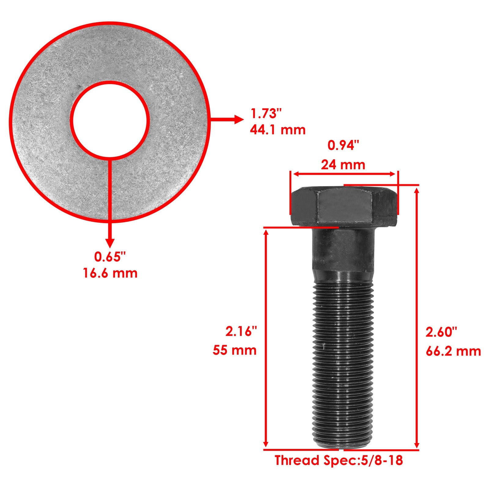 Deck Blade and Bolt Kit for Toro HD1500 HD2000 HD2500 (52 Inch)
