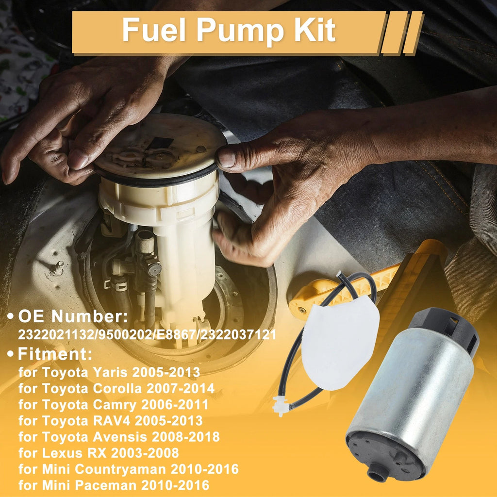 Fuel Pump Replacement for Toyota Yaris 2005–2013 Metal Electric Set
