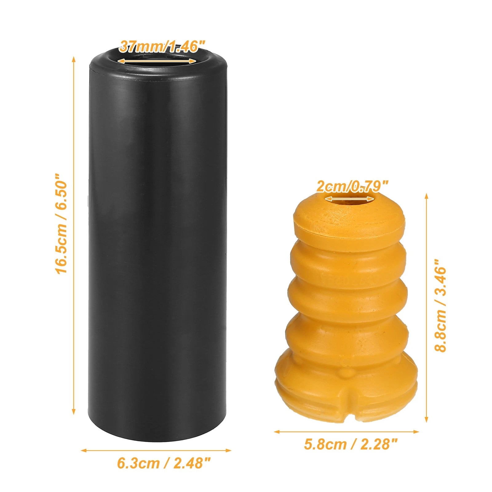 Rear Bumper Shock Absorber Dust Cover Set for BMW M3 (2008–2013)