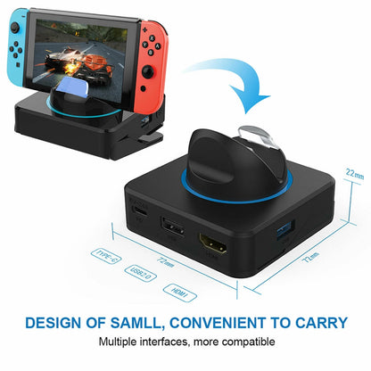 4K HDMI Adapter & USB 3.0 Charging Dock for Nintendo Switch (NS)