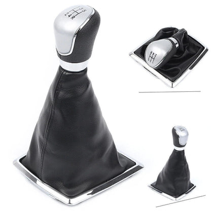 5 Speed Car Gear Shift Knob Gaiter Boot Cover For Ford Focus 2005-2008 2010-2012