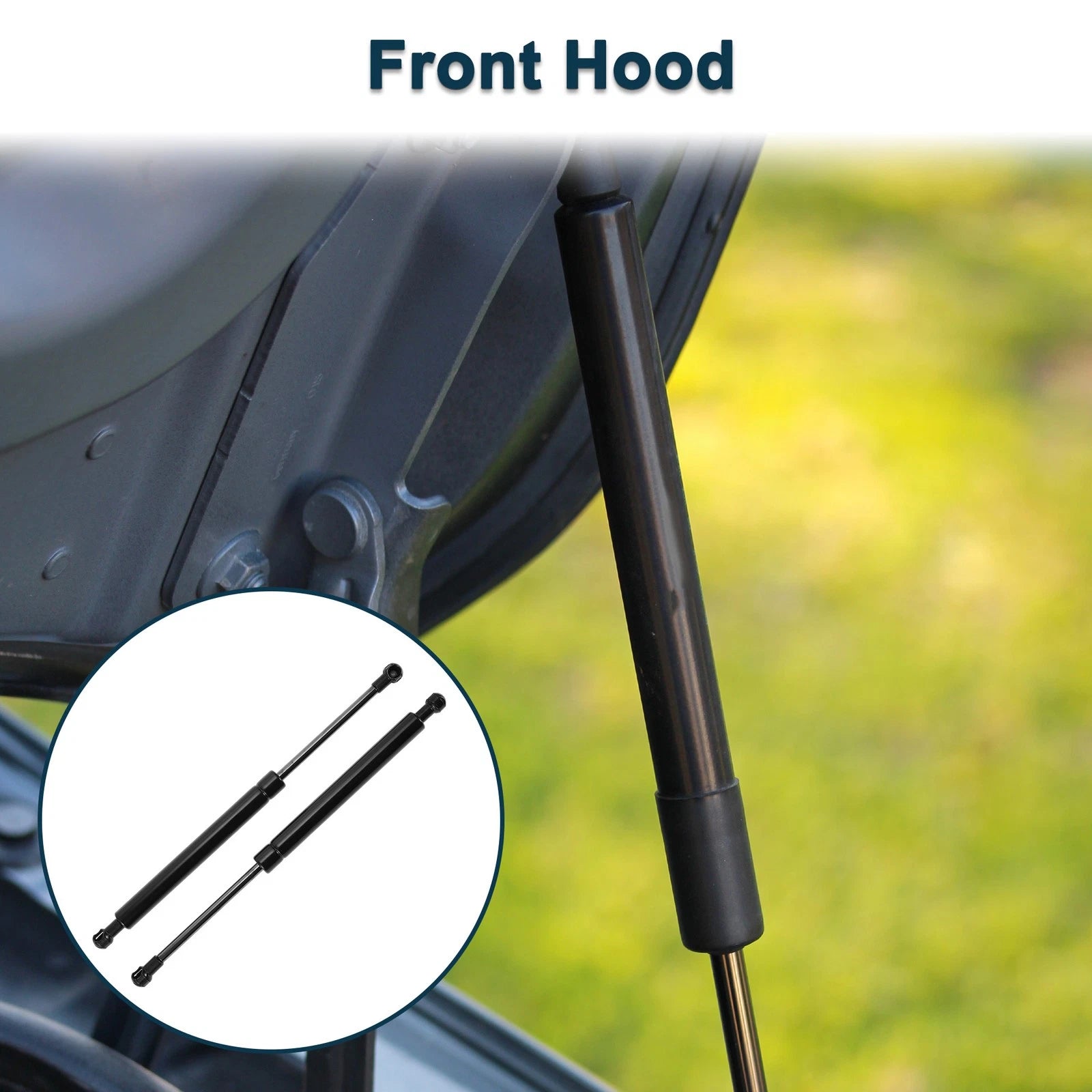 Front Hood Lift Supports Struts Replacement for BMW 325Ci Convertible (2006–2010)