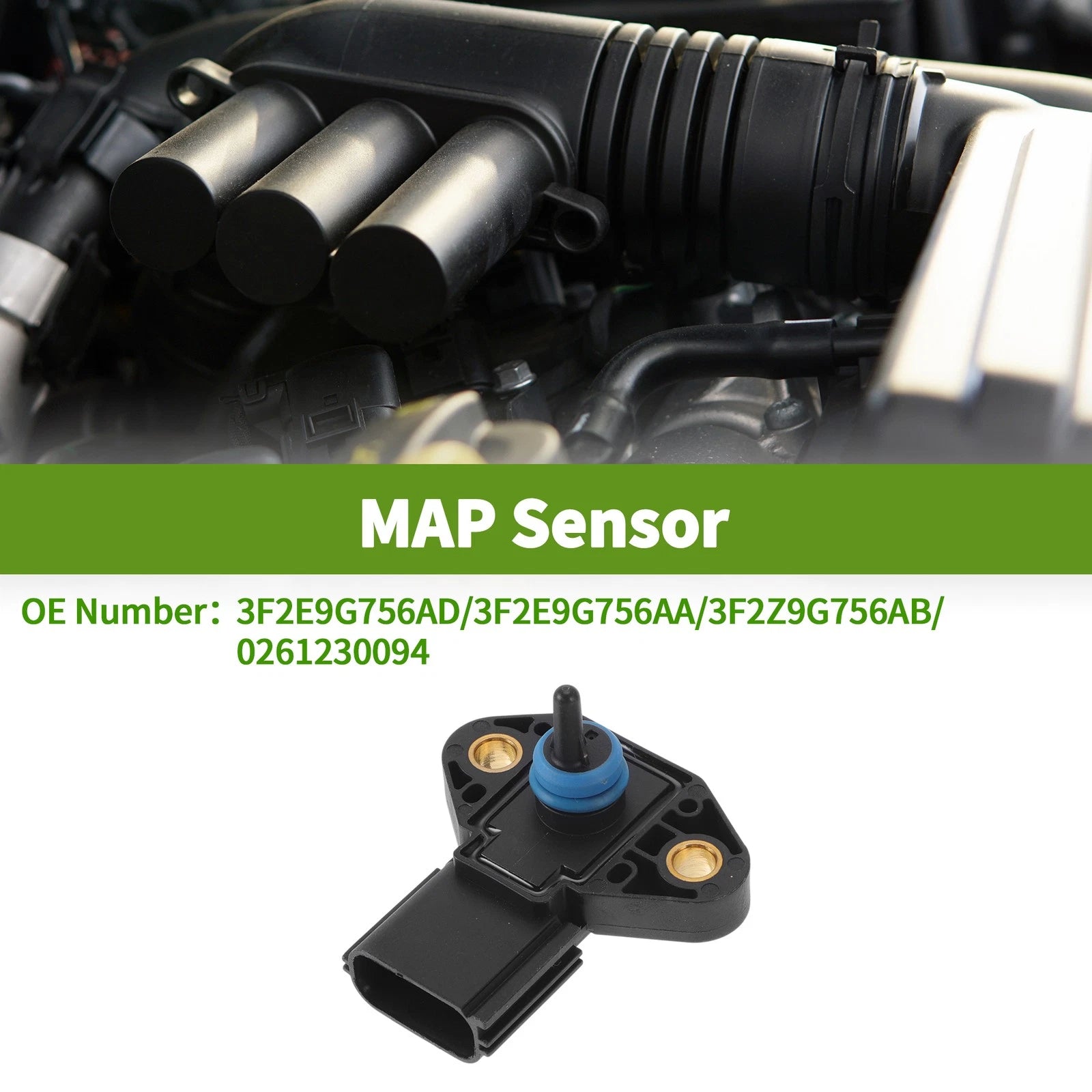 Manifold Absolute Pressure Sensor No.3F2E9G756AD for Ford Focus (2005–2007)