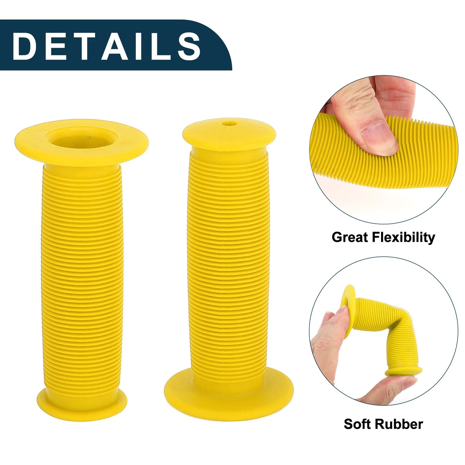 Bike Handlebar Grip Covers 100mm Soft End Grips Protector 1 Pair