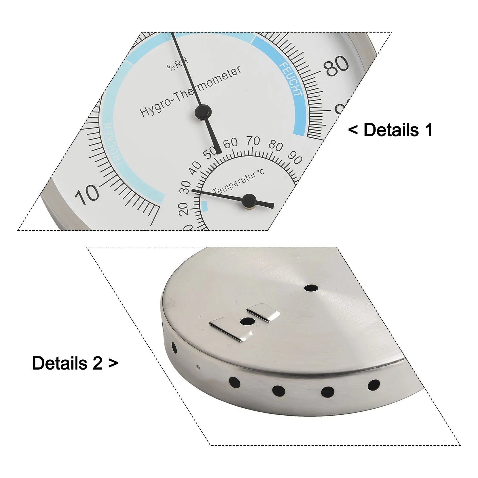 Climate Test Precision Hygrometer Thermometer for Indoor Use