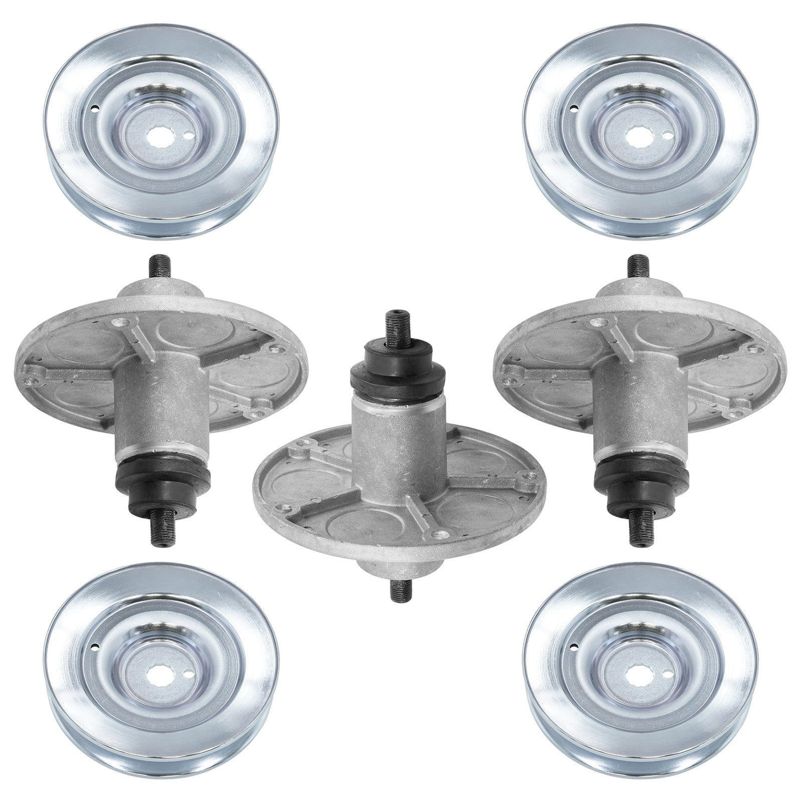Deck Spindles with Pulley Replacement for Briggs Stratton (2005–2015)